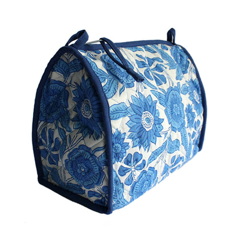 Blue Sunflower Toiletry (Large Carry All)
