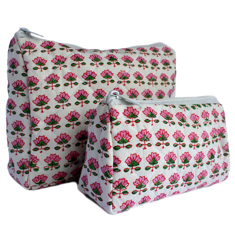 Pink Bhuti Toiletry Bag