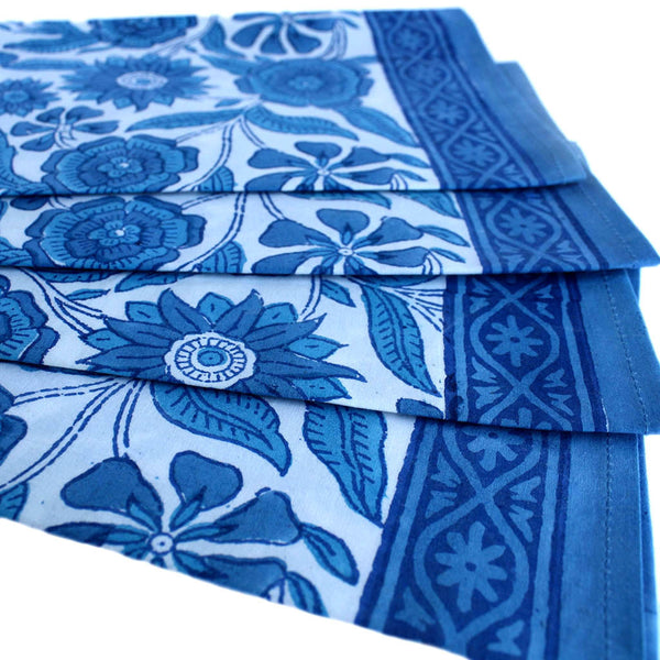 Blue Sunflower Napkin