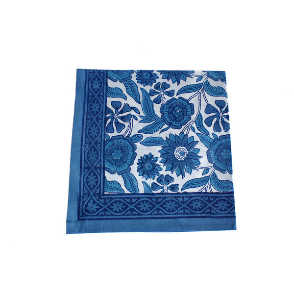 Blue Sunflower Napkin