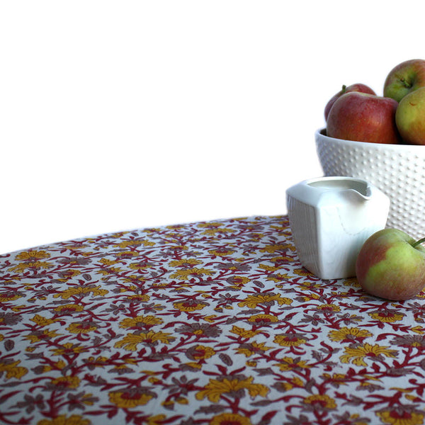 Flowering Vine Round Tablecloth