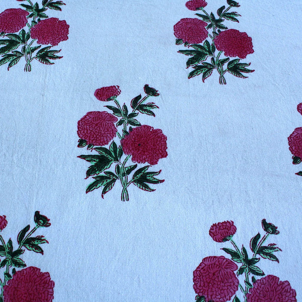 Blush Bouquet square tablecloth