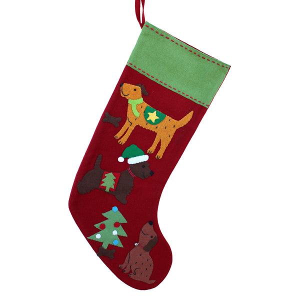 Dogs Christmas stocking