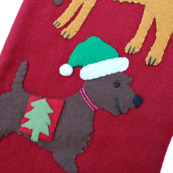 Dogs Christmas stocking