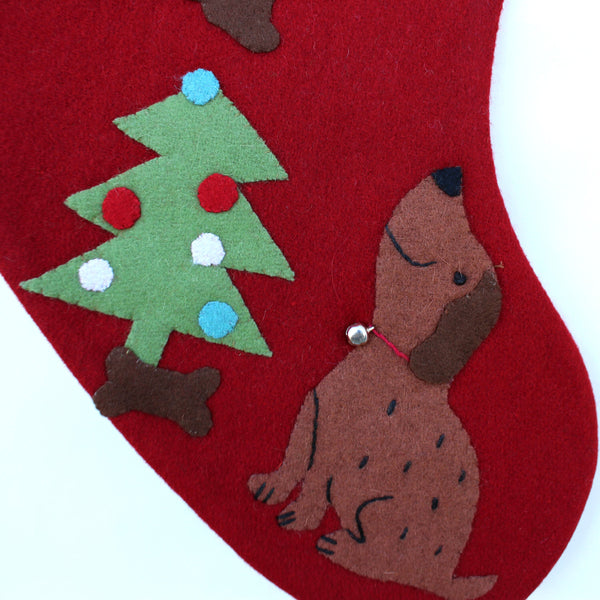 Dogs Christmas stocking