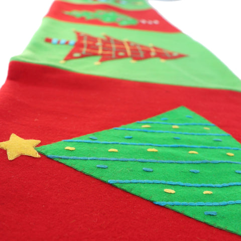 Christmas tree table runner