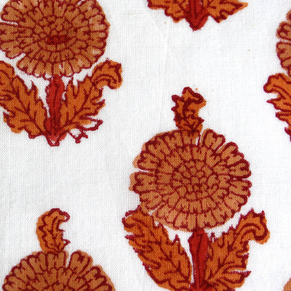 Marigold Woodblock printed Napkins